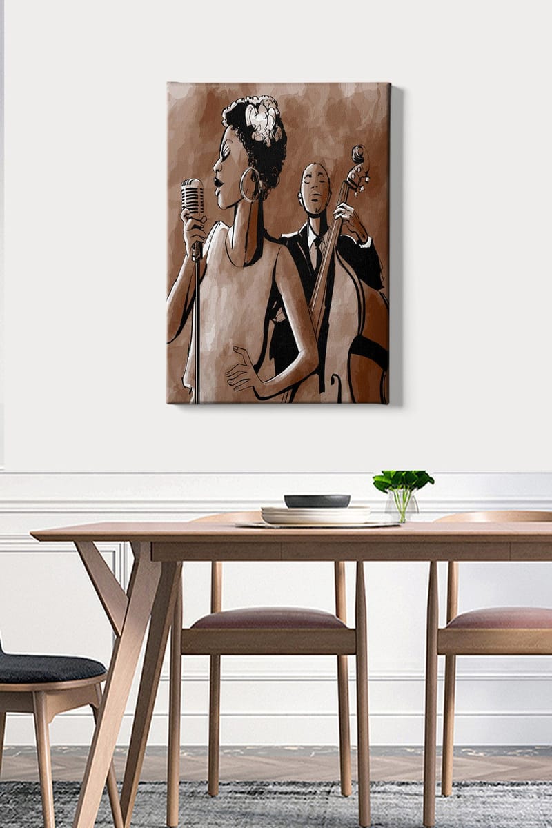 Dekorativ Canvasbilde 50x70 cm - Flerfarget - Innredning - Bilder & kunst - Lerretsbilder