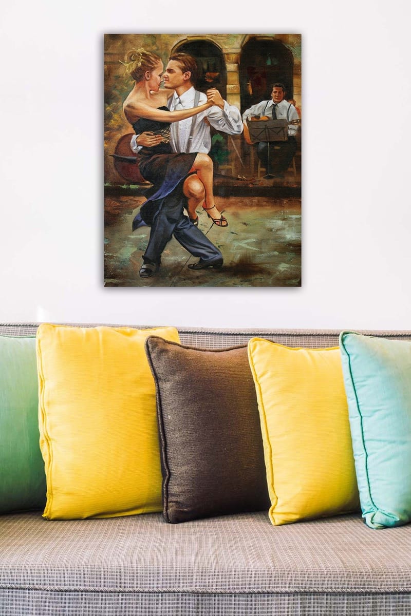 Dekorativ Canvasbilde 50x70 cm - Flerfarget - Innredning - Bilder & kunst - Lerretsbilder