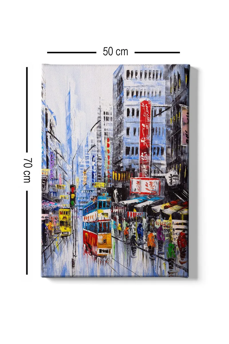 Dekorativ Canvasbilde 50x70 cm - Flerfarget - Innredning - Bilder & kunst - Lerretsbilder