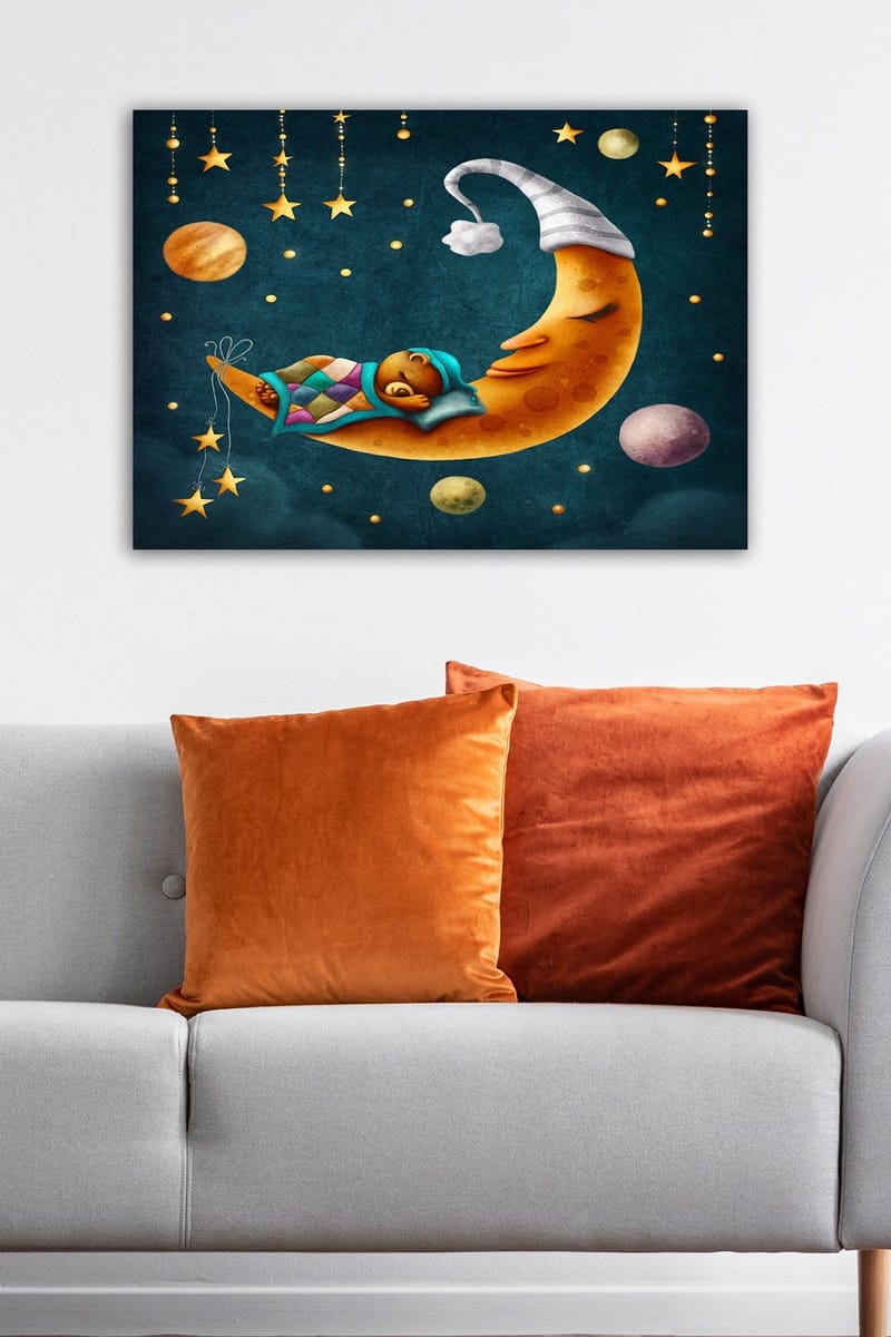 Dekorativ Canvasbilde 50x70 cm - Flerfarget - Innredning - Bilder & kunst - Lerretsbilder