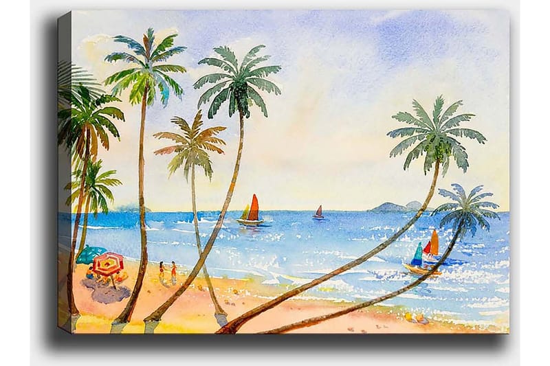 Dekorativ Canvasbilde 50x70 cm - Flerfarget - Innredning - Bilder & kunst - Lerretsbilder