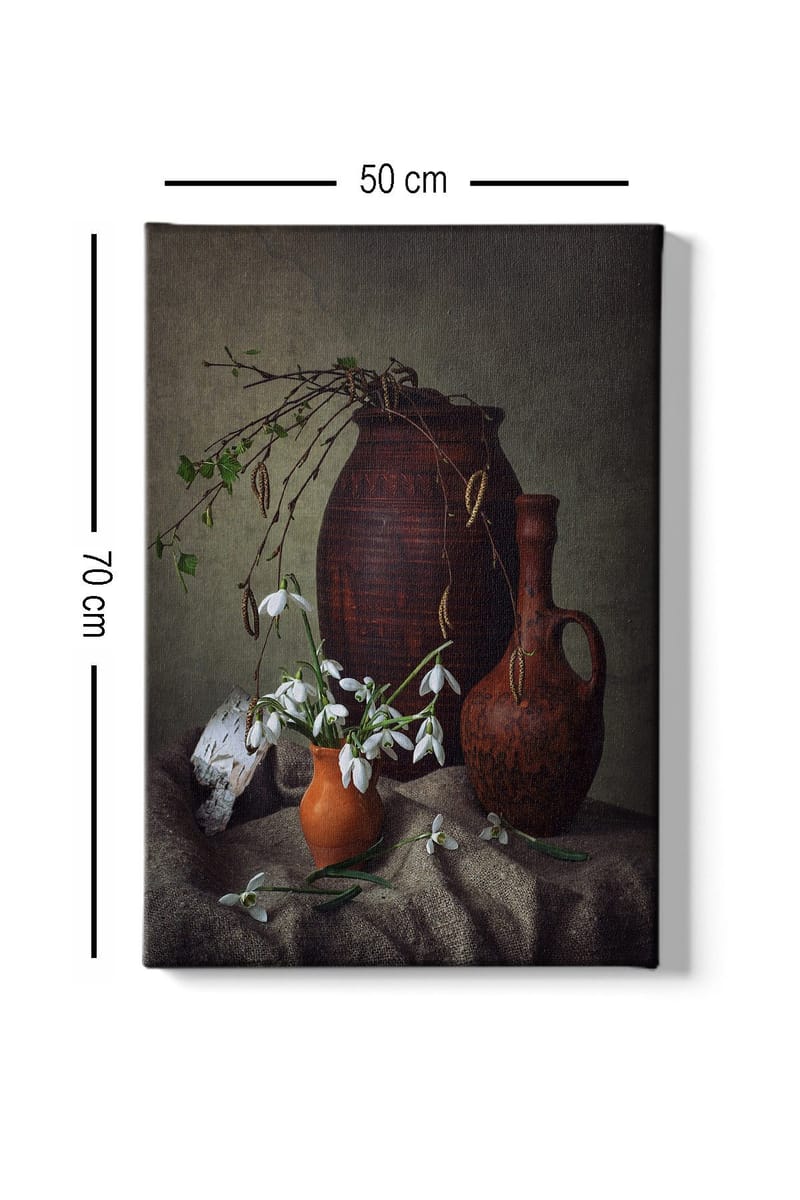 Dekorativ Canvasbilde 50x70 cm - Flerfarget - Innredning - Bilder & kunst - Lerretsbilder