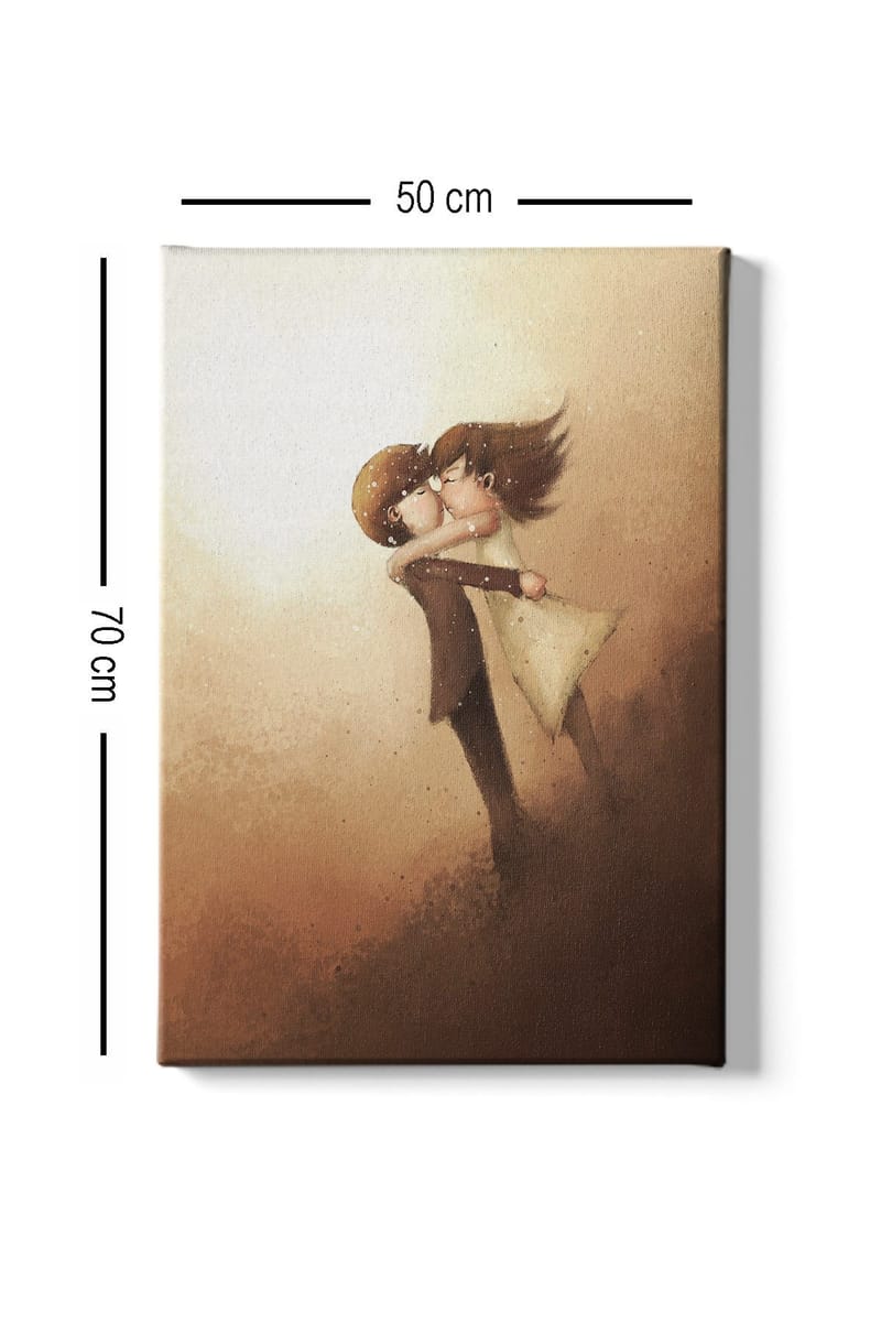 Dekorativ Canvasbilde 50x70 cm - Flerfarget - Innredning - Bilder & kunst - Lerretsbilder