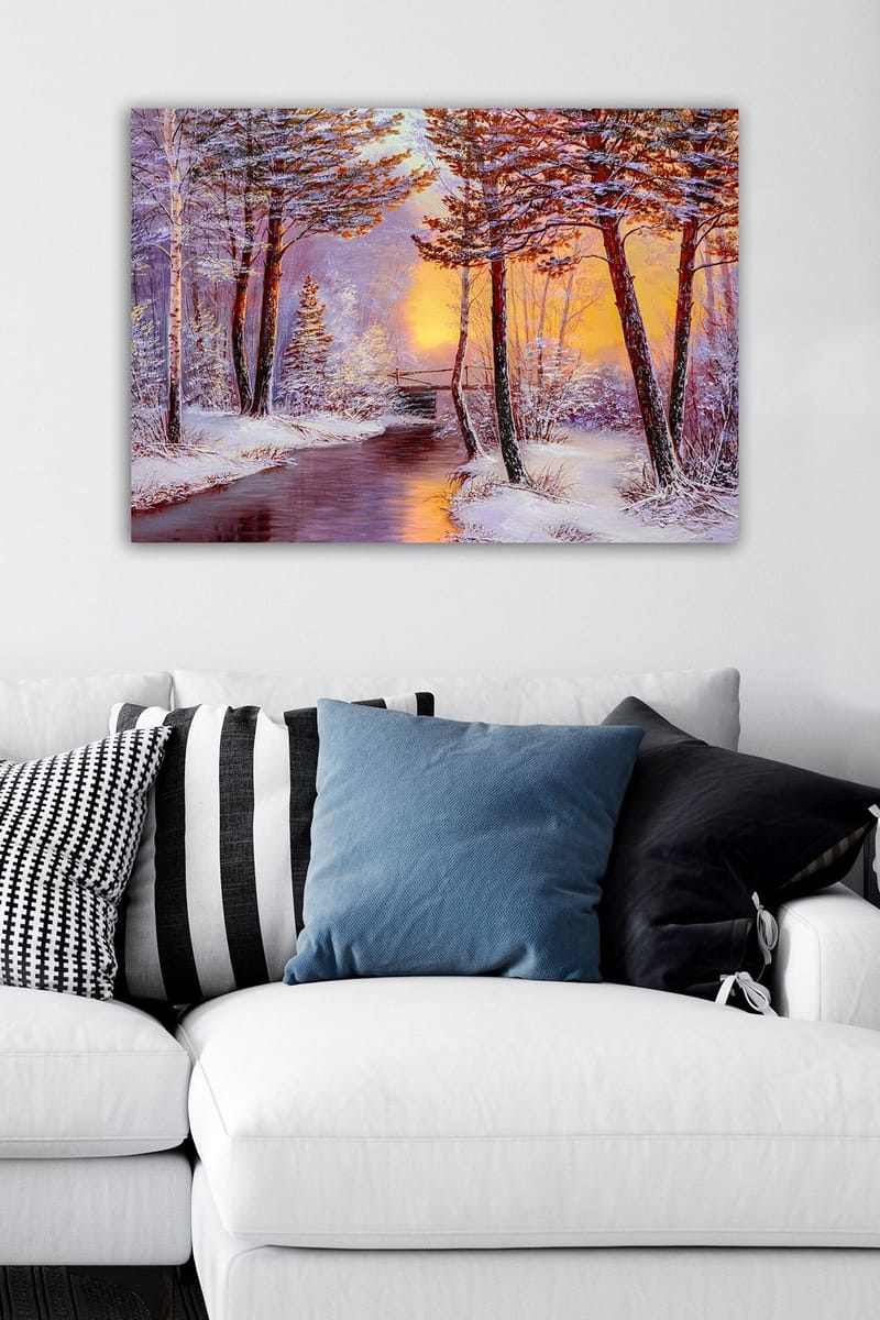 Dekorativ Canvasbilde 50x70 cm - Flerfarget - Innredning - Bilder & kunst - Lerretsbilder