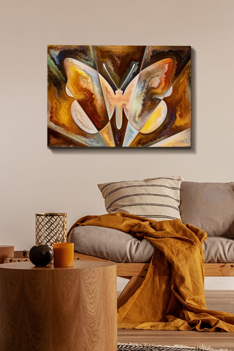 Dekorativ Canvasbilde 50x70 cm - Flerfarget - Innredning - Bilder & kunst - Lerretsbilder