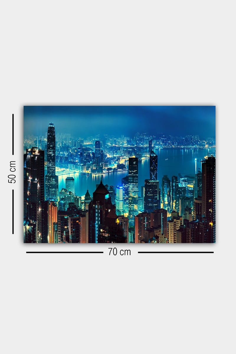 Dekorativ Canvasbilde 50x70 cm - Flerfarget - Innredning - Bilder & kunst - Lerretsbilder