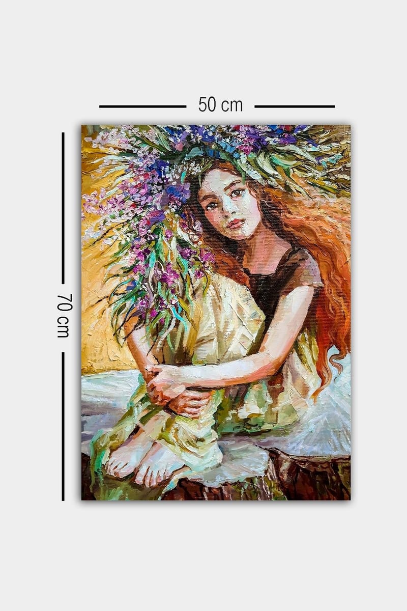 Dekorativ Canvasbilde 50x70 cm - Flerfarget - Innredning - Bilder & kunst - Lerretsbilder