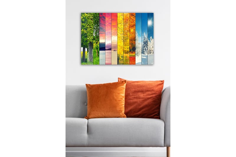 Dekorativ Canvasbilde 50x70 cm - Flerfarget - Innredning - Bilder & kunst - Lerretsbilder