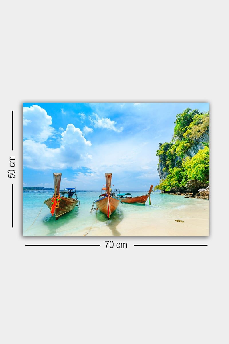 Dekorativ Canvasbilde 50x70 cm - Flerfarget - Innredning - Bilder & kunst - Lerretsbilder