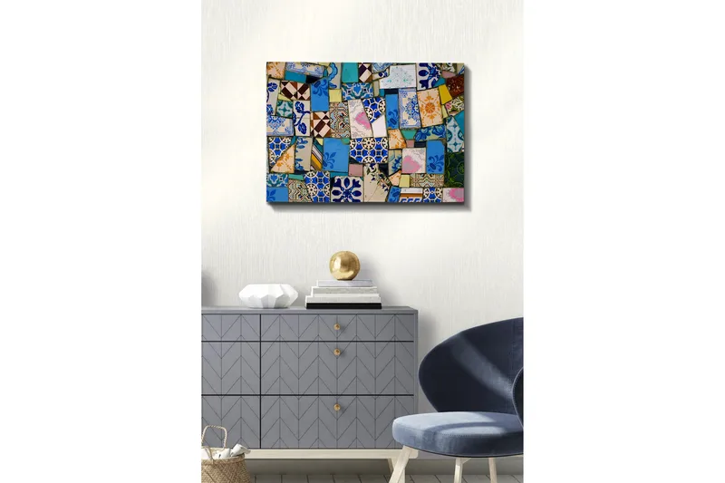 Dekorativ Canvasbilde 50x70 cm, Flerfarget