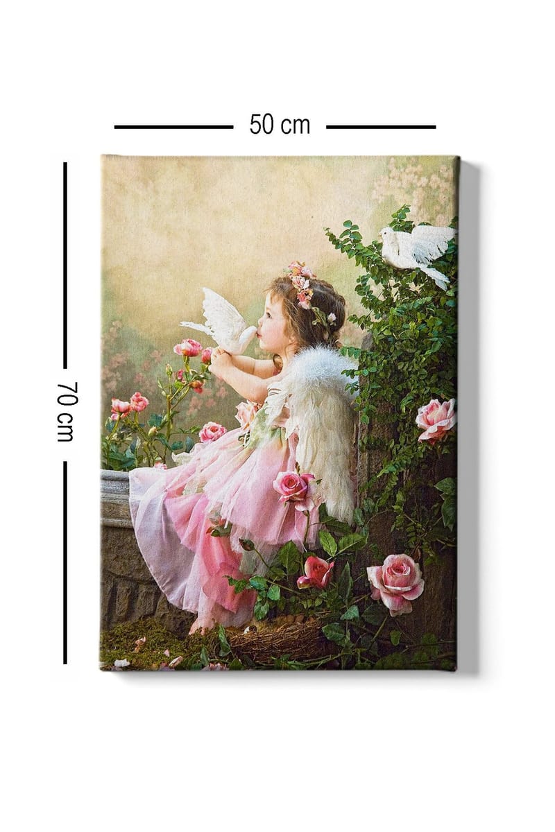 Dekorativ Canvasbilde 50x70 cm - Flerfarget - Innredning - Bilder & kunst - Lerretsbilder