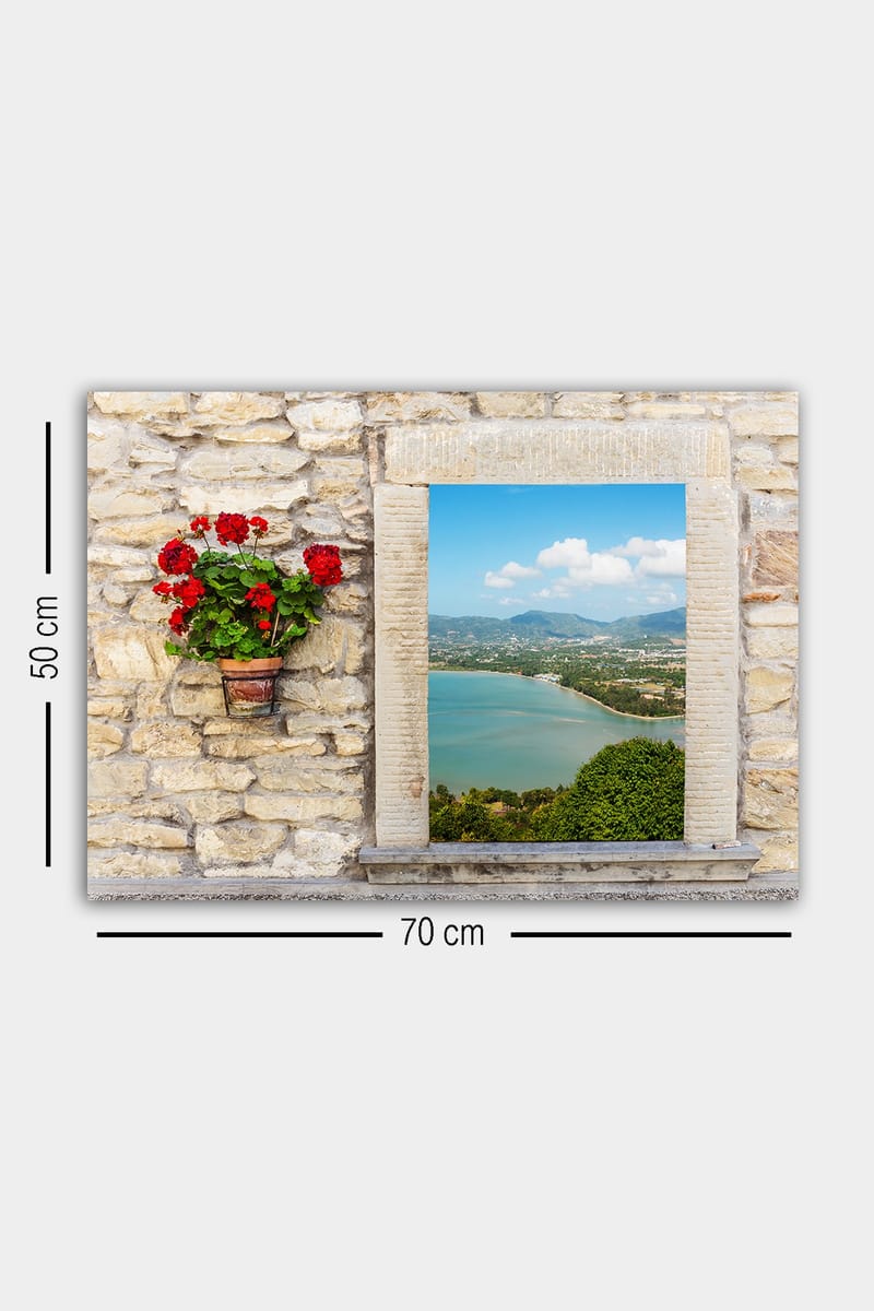 Dekorativ Canvasbilde 50x70 cm - Flerfarget - Innredning - Bilder & kunst - Lerretsbilder