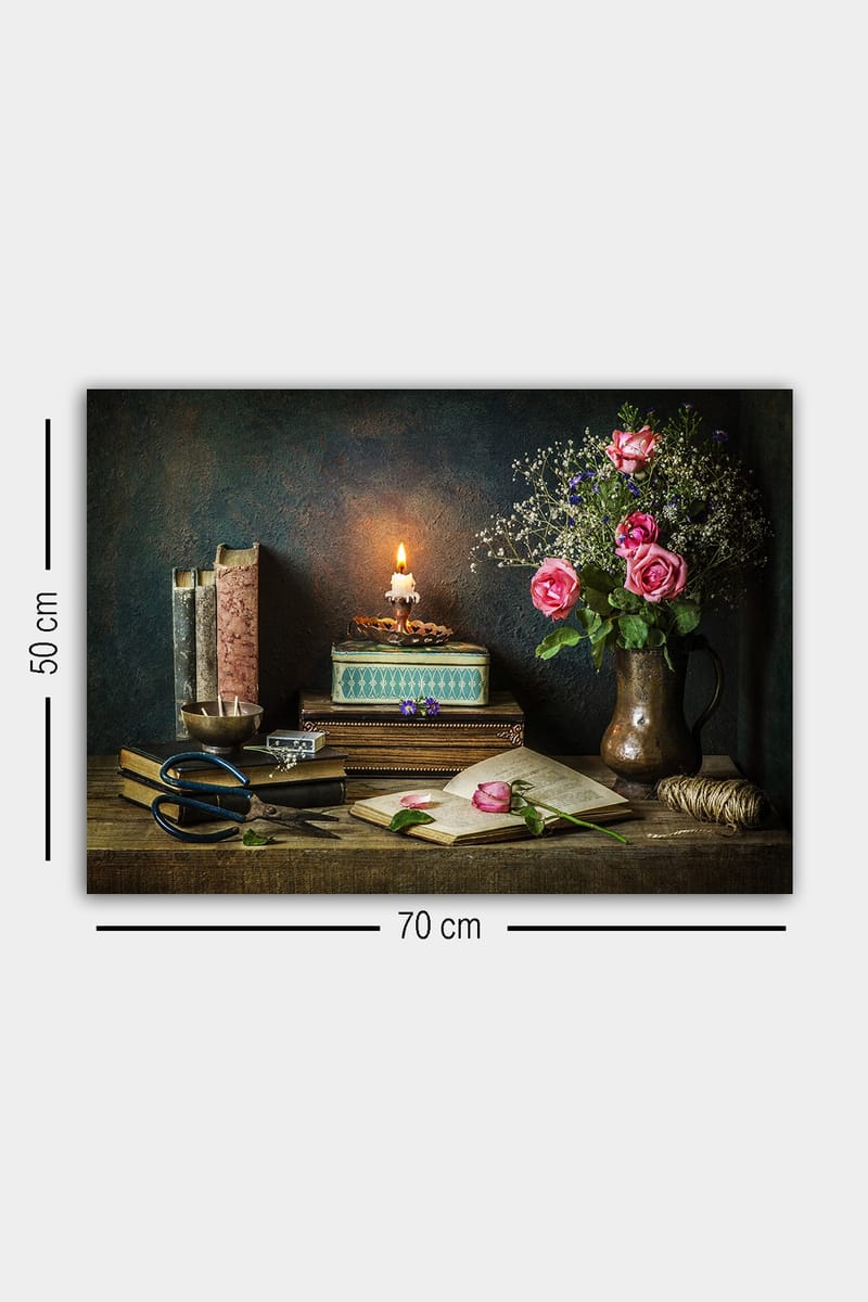 Dekorativ Canvasbilde 50x70 cm - Flerfarget - Innredning - Bilder & kunst - Lerretsbilder