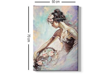 Dekorativ Canvasbilde 50x70 cm - Flerfarget - Innredning - Bilder & kunst - Lerretsbilder