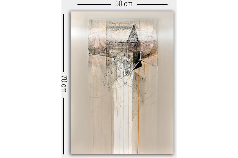 Dekorativ Canvasbilde 50x70 cm - Flerfarget - Innredning - Bilder & kunst - Lerretsbilder