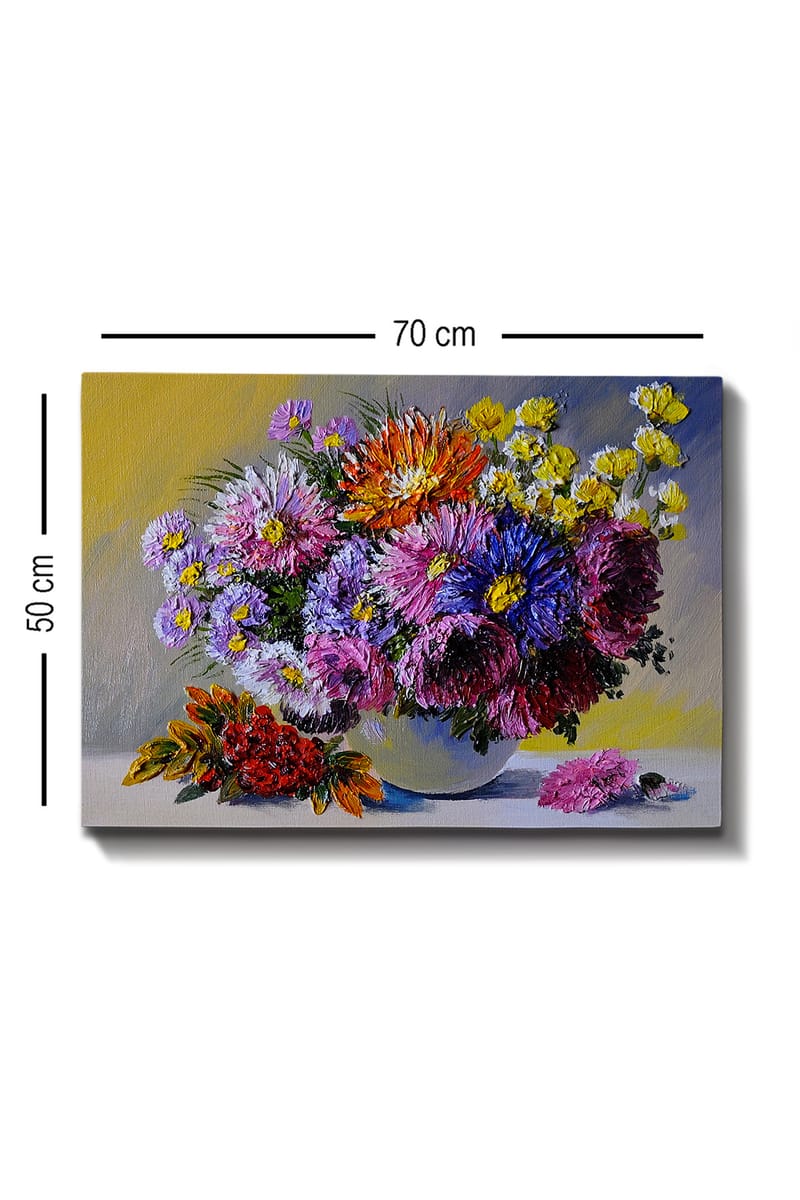 Dekorativ Canvasbilde 50x70 cm - Flerfarget - Innredning - Bilder & kunst - Lerretsbilder