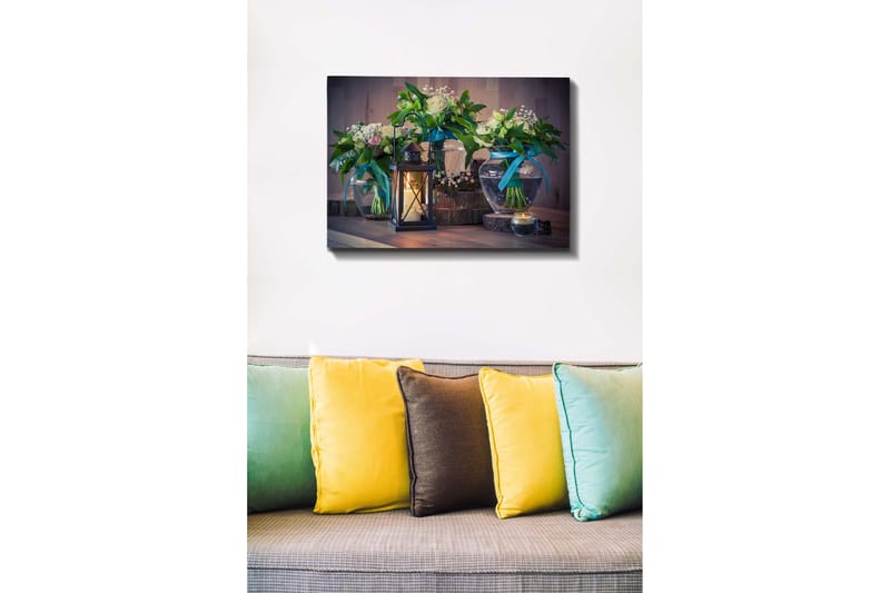 Dekorativ Canvasbilde 50x70 cm - Flerfarget - Innredning - Bilder & kunst - Lerretsbilder