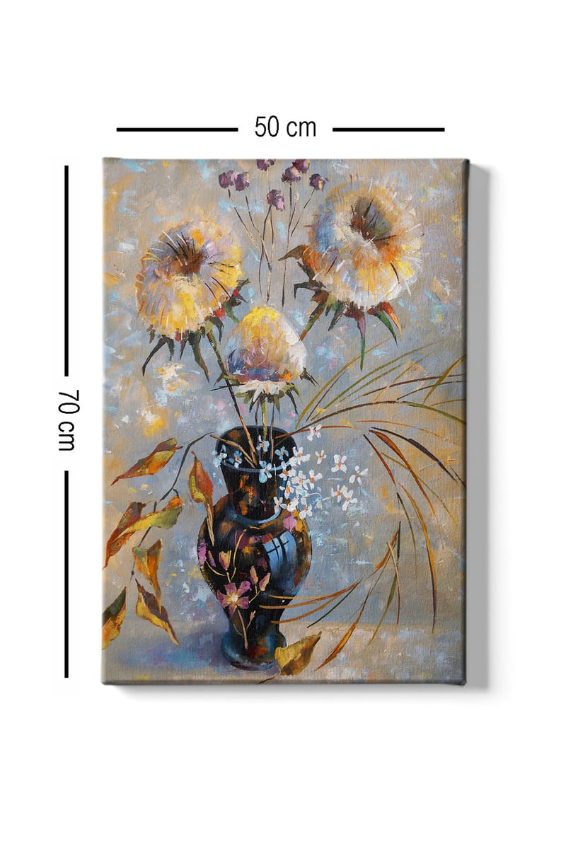 Dekorativ Canvasbilde 50x70 cm - Flerfarget - Innredning - Bilder & kunst - Lerretsbilder