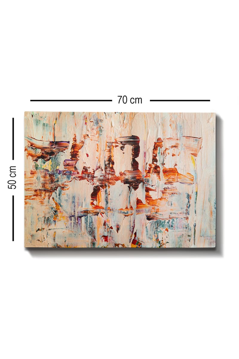 Dekorativ Canvasbilde 50x70 cm - Flerfarget - Innredning - Bilder & kunst - Lerretsbilder