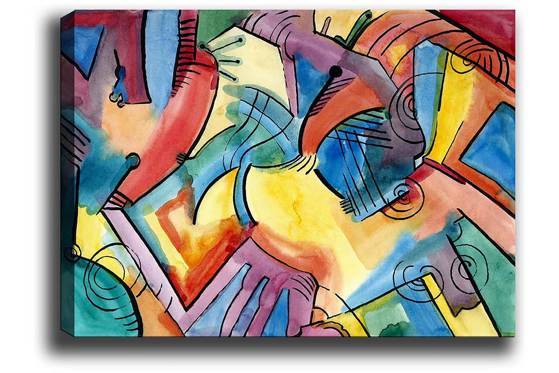 Dekorativ Canvasbilde 50x70 cm - Flerfarget - Innredning - Bilder & kunst - Lerretsbilder