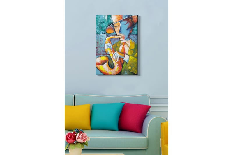 Dekorativ Canvasbilde 50x70 cm - Flerfarget - Innredning - Bilder & kunst - Lerretsbilder