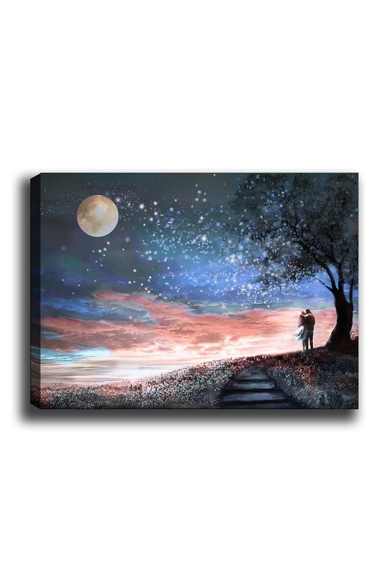 Dekorativ Canvasbilde 50x70 cm - Flerfarget - Innredning - Bilder & kunst - Lerretsbilder