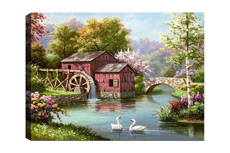 Dekorativ Canvasbilde 50x70 cm - Flerfarget - Innredning - Bilder & kunst - Lerretsbilder