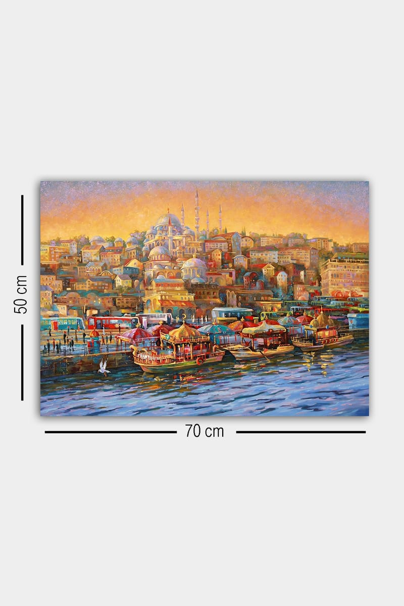 Dekorativ Canvasbilde 50x70 cm - Flerfarget - Innredning - Bilder & kunst - Lerretsbilder