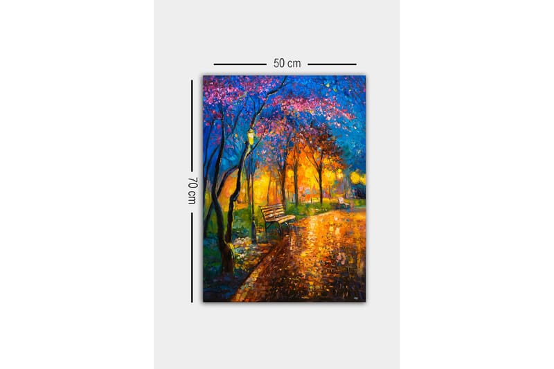 Dekorativ Canvasbilde 50x70 cm - Flerfarget - Innredning - Bilder & kunst - Lerretsbilder