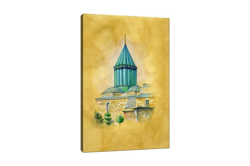 Dekorativ Canvasbilde 50x70 cm - Flerfarget - Innredning - Bilder & kunst - Lerretsbilder