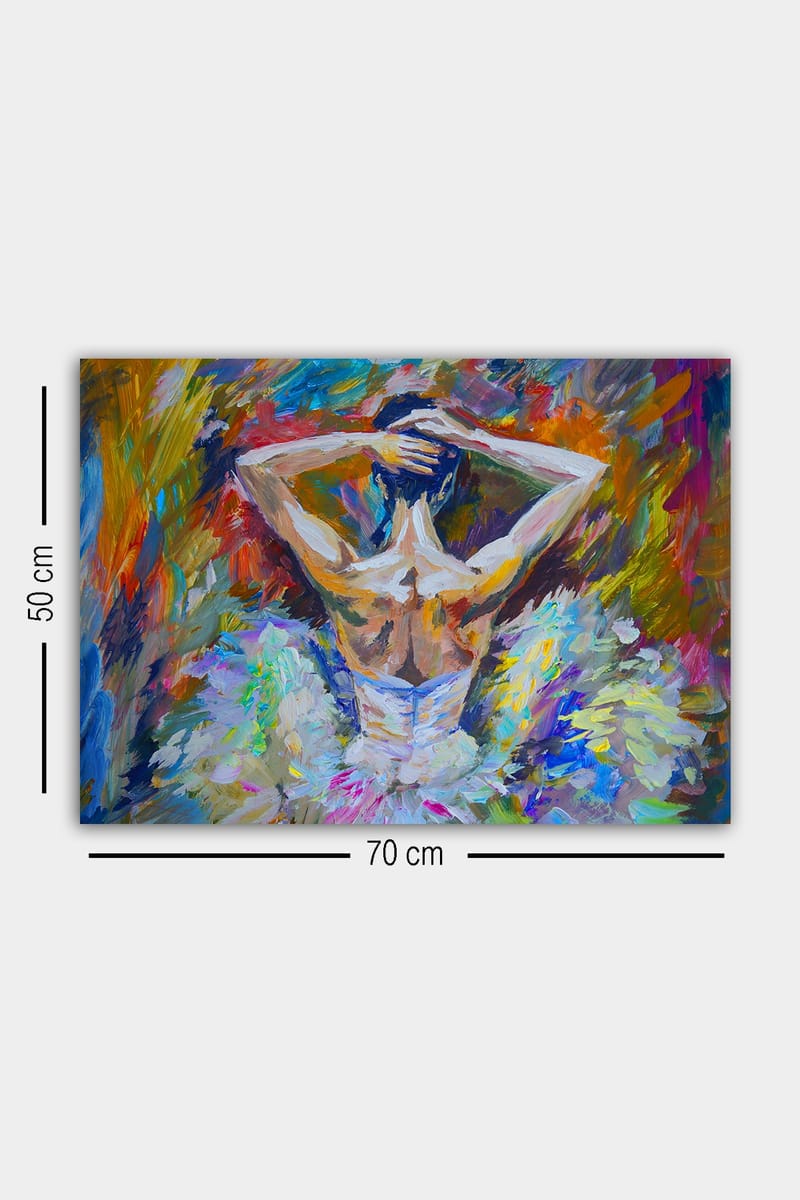 Dekorativ Canvasbilde 50x70 cm - Flerfarget - Innredning - Bilder & kunst - Lerretsbilder