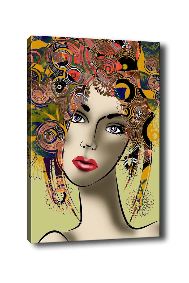 Dekorativ Canvasbilde 50x70 cm - Flerfarget - Innredning - Bilder & kunst - Lerretsbilder