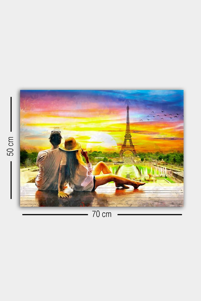 Dekorativ Canvasbilde 50x70 cm - Flerfarget - Innredning - Bilder & kunst - Lerretsbilder