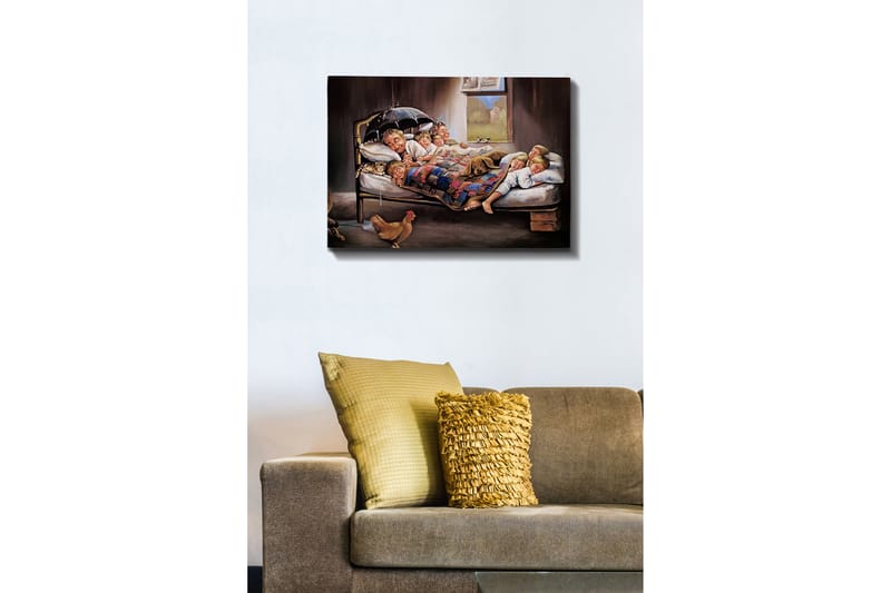Dekorativ Canvasbilde 50x70 cm - Flerfarget - Innredning - Bilder & kunst - Lerretsbilder