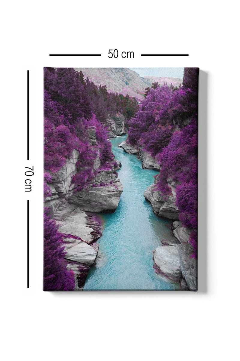 Dekorativ Canvasbilde 50x70 cm - Flerfarget - Innredning - Bilder & kunst - Lerretsbilder