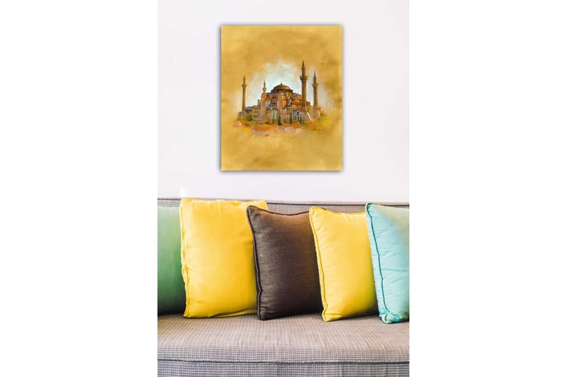 Dekorativ Canvasbilde 50x70 cm - Flerfarget - Innredning - Bilder & kunst - Lerretsbilder