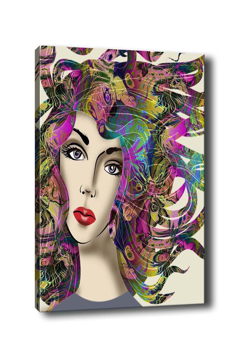 Dekorativ Canvasbilde 50x70 cm - Flerfarget - Innredning - Bilder & kunst - Lerretsbilder