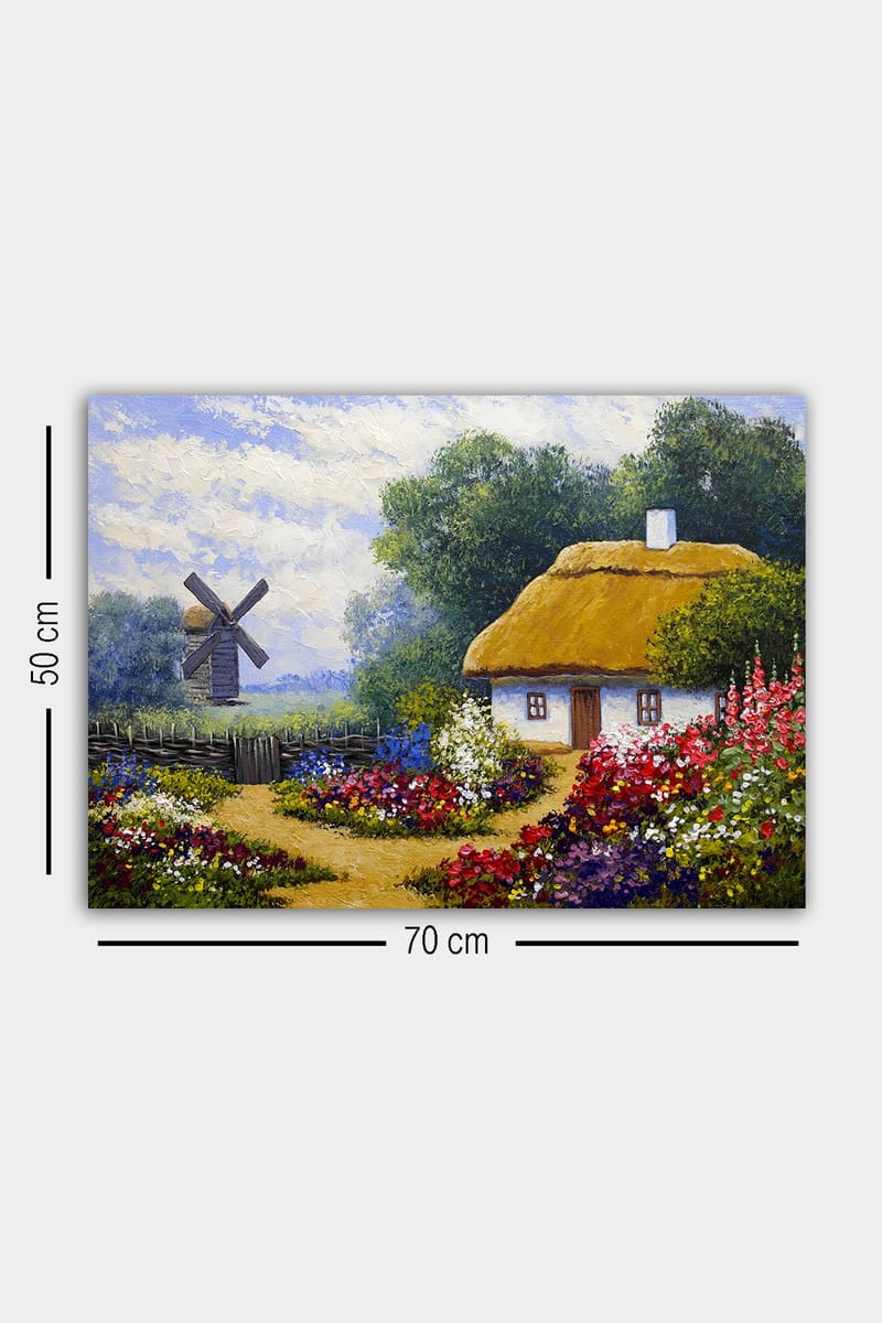 Dekorativ Canvasbilde 50x70 cm - Flerfarget - Innredning - Bilder & kunst - Lerretsbilder