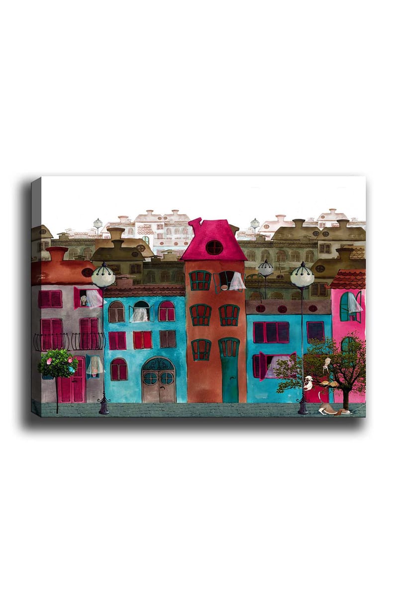 Dekorativ Canvasbilde 50x70 cm - Flerfarget - Innredning - Bilder & kunst - Lerretsbilder