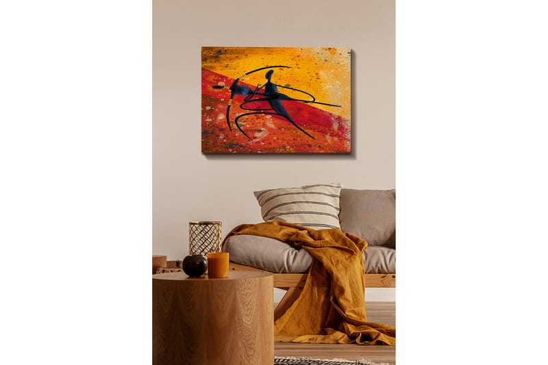 Dekorativ Canvasbilde 50x70 cm - Flerfarget - Innredning - Bilder & kunst - Lerretsbilder