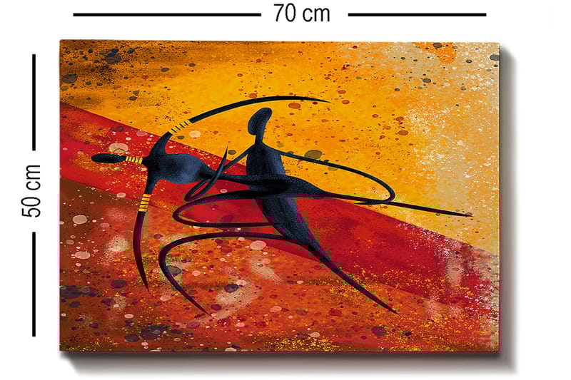 Dekorativ Canvasbilde 50x70 cm - Flerfarget - Innredning - Bilder & kunst - Lerretsbilder