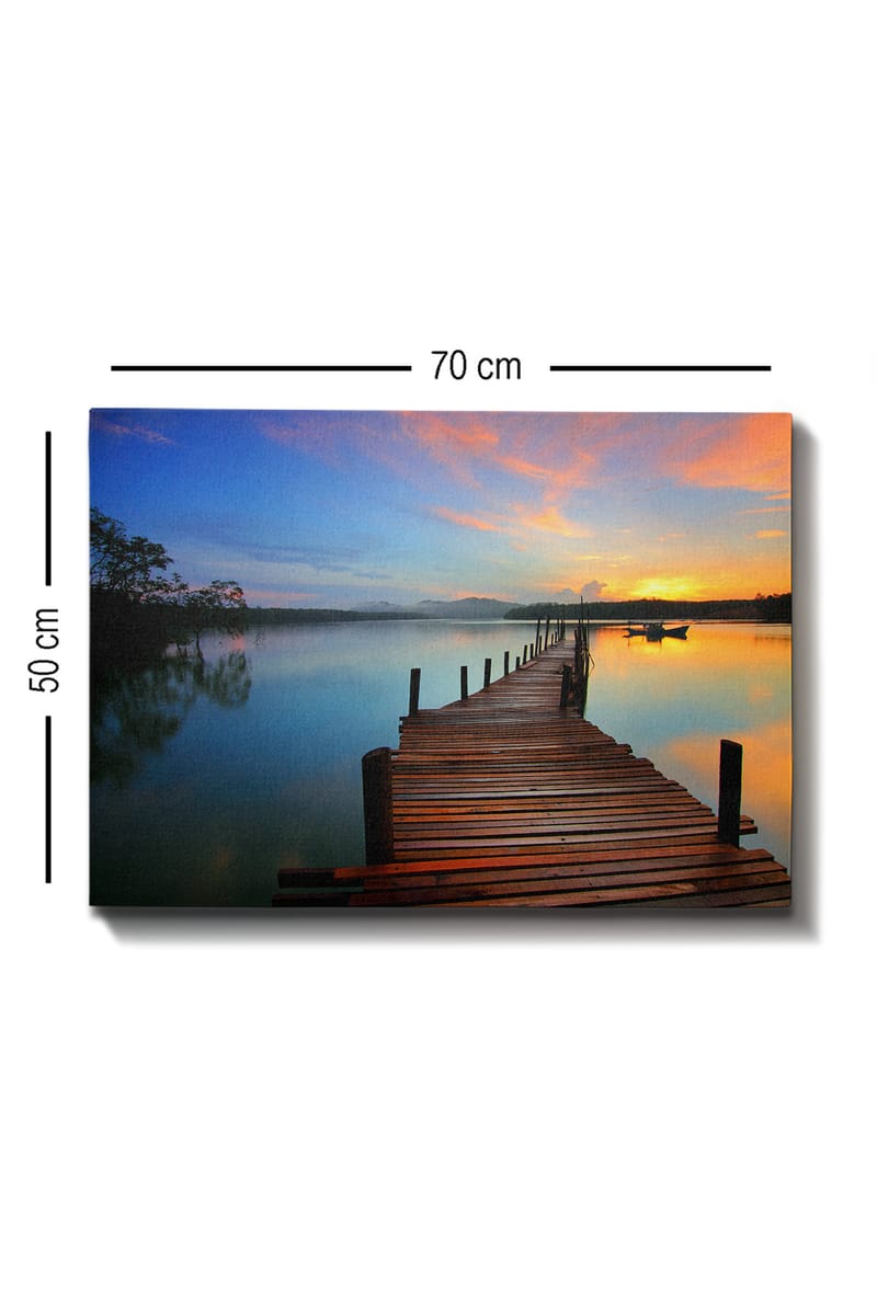 Dekorativ Canvasbilde 50x70 cm - Flerfarget - Innredning - Bilder & kunst - Lerretsbilder