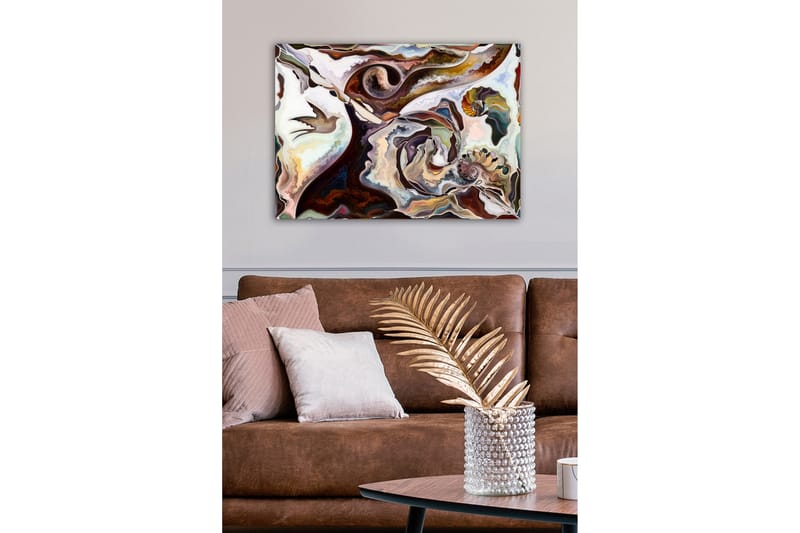 Dekorativ Canvasbilde 50x70 cm - Flerfarget - Innredning - Bilder & kunst - Lerretsbilder