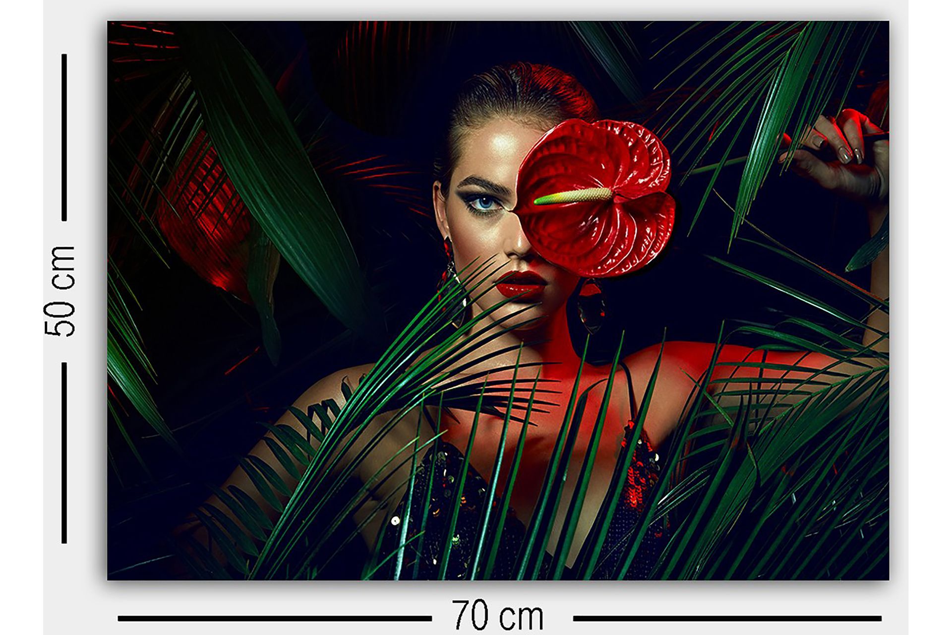 Dekorativ Canvasbilde 50x70 cm - Flerfarget - Innredning - Bilder & kunst - Lerretsbilder
