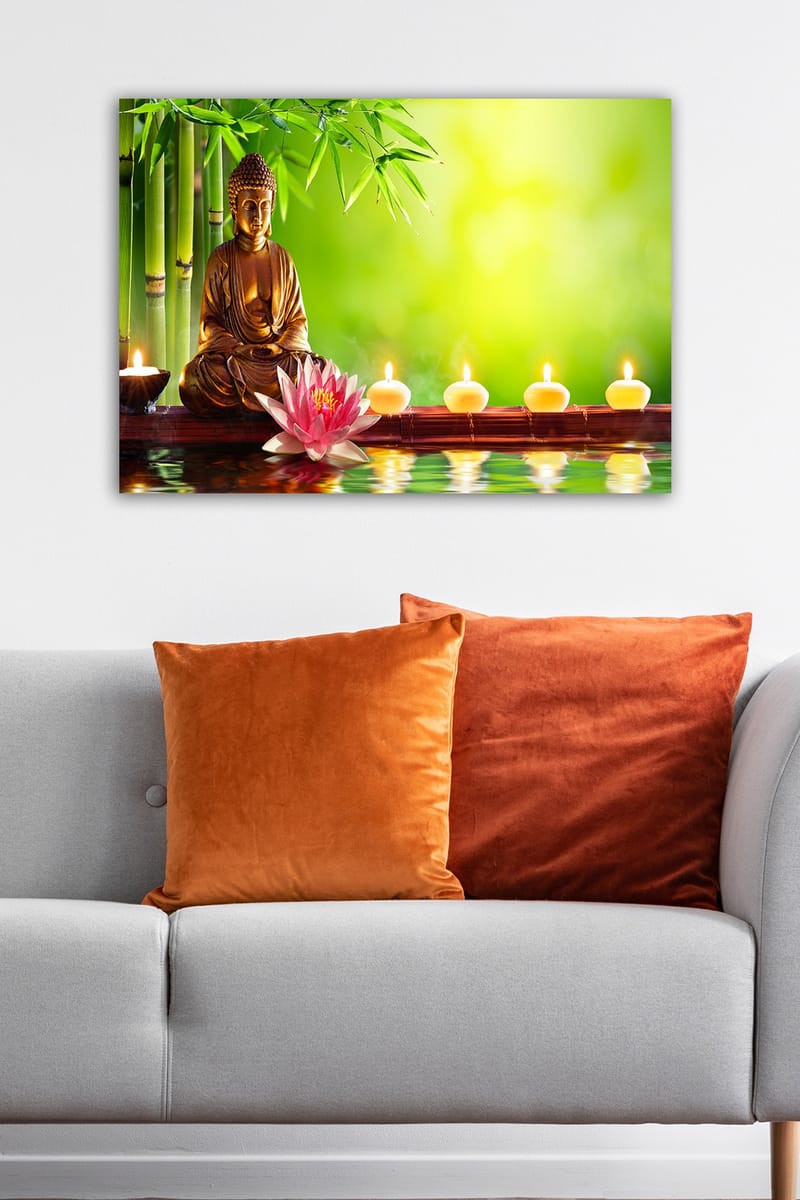Dekorativ Canvasbilde 50x70 cm - Flerfarget - Innredning - Bilder & kunst - Lerretsbilder