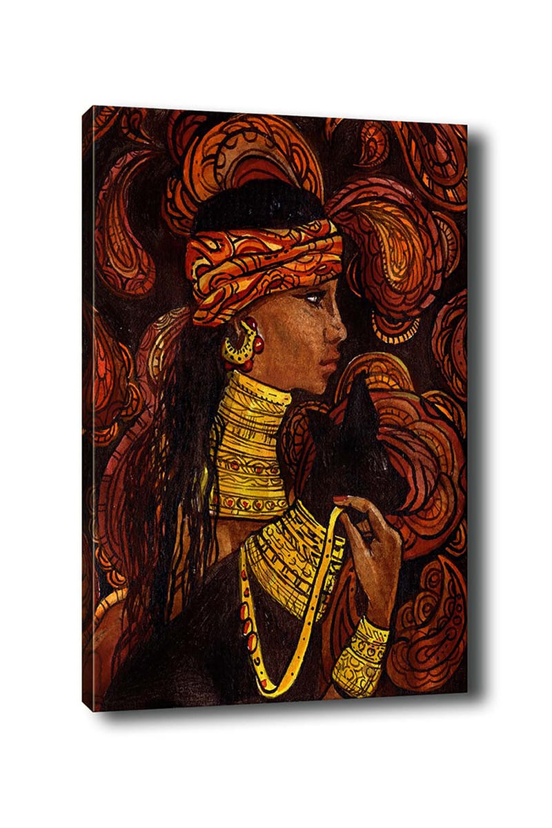 Dekorativ Canvasbilde 50x70 cm - Flerfarget - Innredning - Bilder & kunst - Lerretsbilder