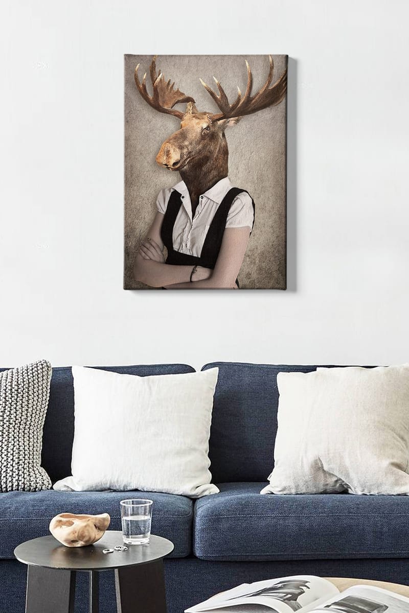 Dekorativ Canvasbilde 50x70 cm - Flerfarget - Innredning - Bilder & kunst - Lerretsbilder
