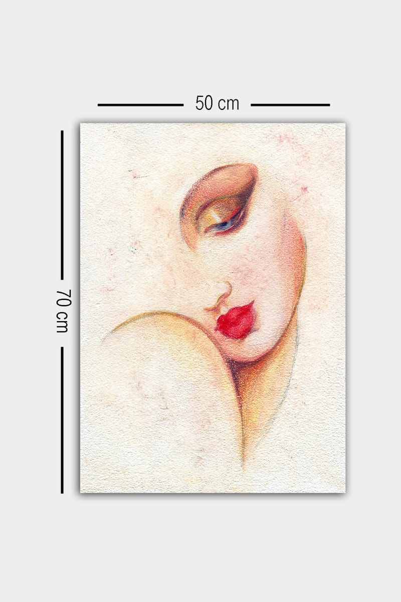 Dekorativ Canvasbilde 50x70 cm - Flerfarget - Innredning - Bilder & kunst - Lerretsbilder