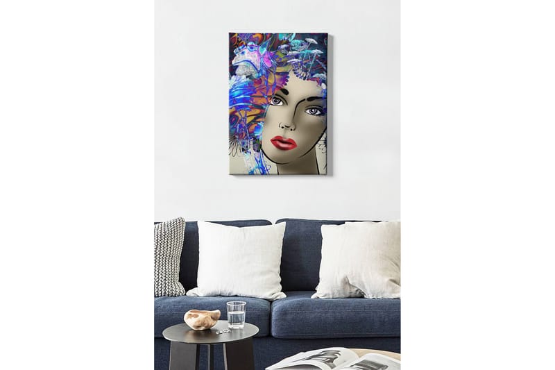 Dekorativ Canvasbilde 50x70 cm - Flerfarget - Innredning - Bilder & kunst - Lerretsbilder