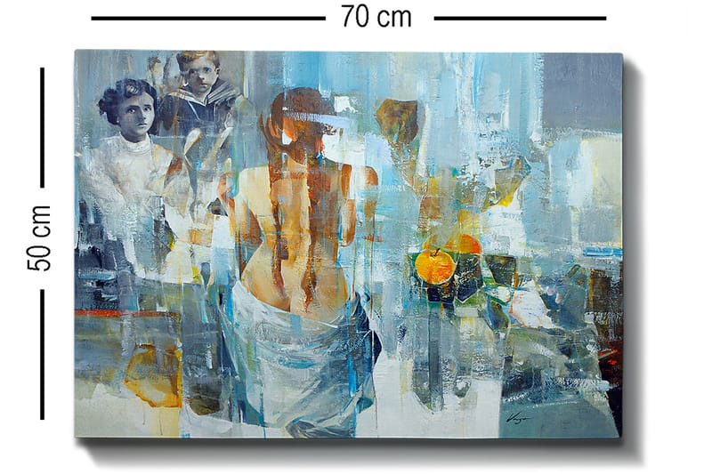 Dekorativ Canvasbilde 50x70 cm - Flerfarget - Innredning - Bilder & kunst - Lerretsbilder